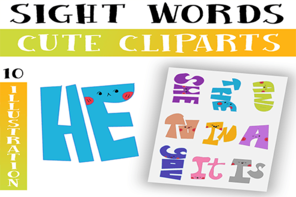 Download Sight Words Cliparts / Commercial Use - Commercial use Collection