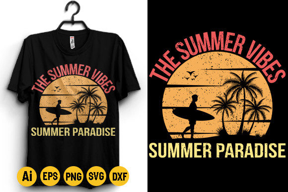 Download The SUMMER VIBES SUMMER PARADISE T-SHIRT - Summer Collection